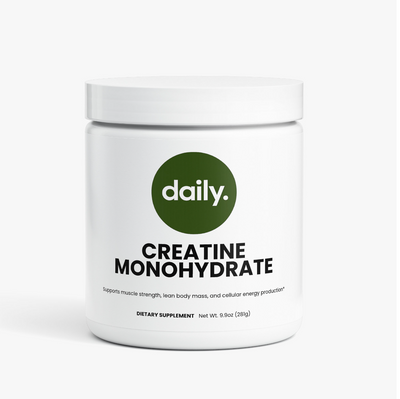 daily. CREATINE