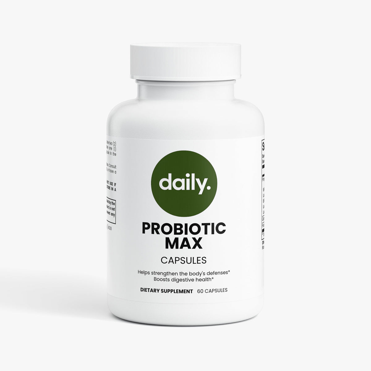 daily. PROBIOTIC MAX